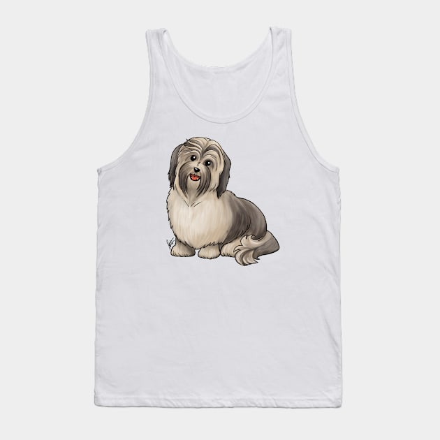 Dog - Havanese - Sable Tank Top by Jen's Dogs Custom Gifts and Designs